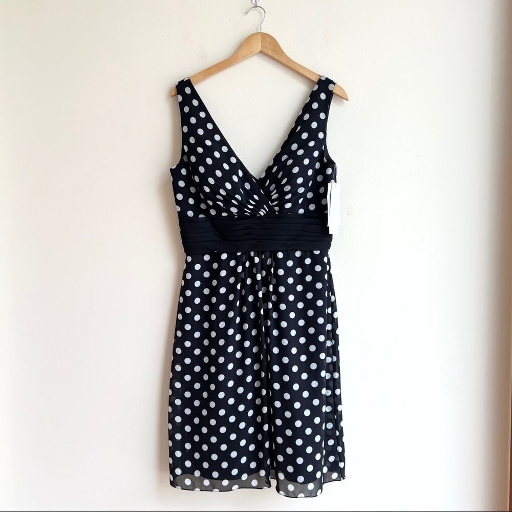 Liz Fields Polka Dot Dress NWT